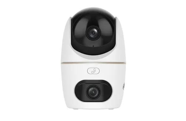 Camera wireless Dahua H3D-3F Hero Dual, 2 lentile 3+3MP, IR si LED alb, Microfon si difuzor, Wi-Fi 6, IPC-H3D-3F