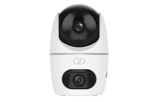 Camera wireless Dahua IPC-H5D-5F Hero Dual, 2 lentile 5MP+5MP, IR si LED alb, Alarma, Audio bidirectional, Wi-Fi 6, Buton Apel Video, rotire si urmarire automata