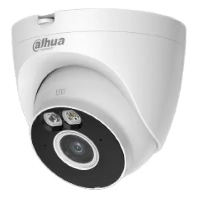 Camera WizSense Turret Dahua IPC-HDW1539DA-SW-PV-0280B-EUR, 5MP, 2.8mm, Smart Dual Light (IR+WL 30m), AI, microfon, difuzor, slot card, IP67, Wi-Fi 6
