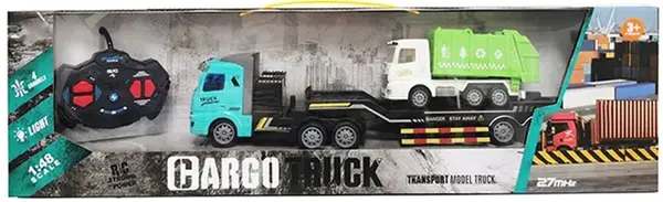 Camion radio-telecomandat Ocie - Transportor cu camion miniatural, 1:48