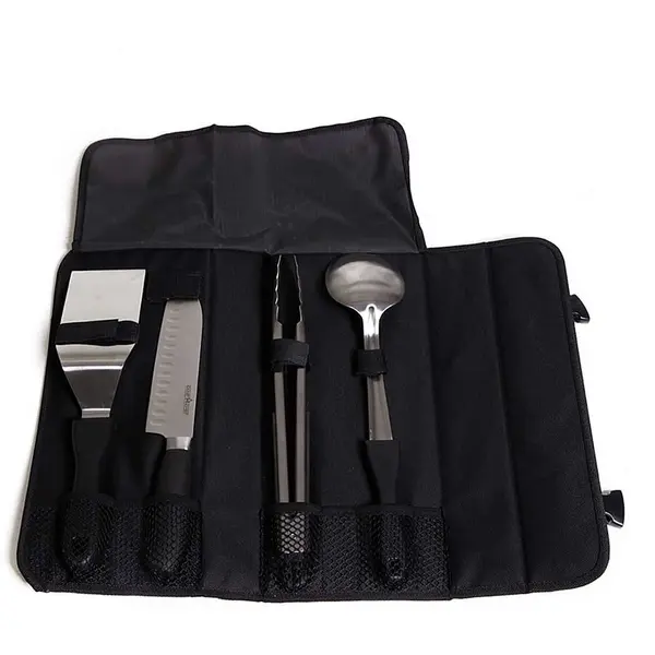 Camp Chef Set profesional de 4 unelte pentru gatit la gratar cu husa transport Camp Chef CC-KSET5