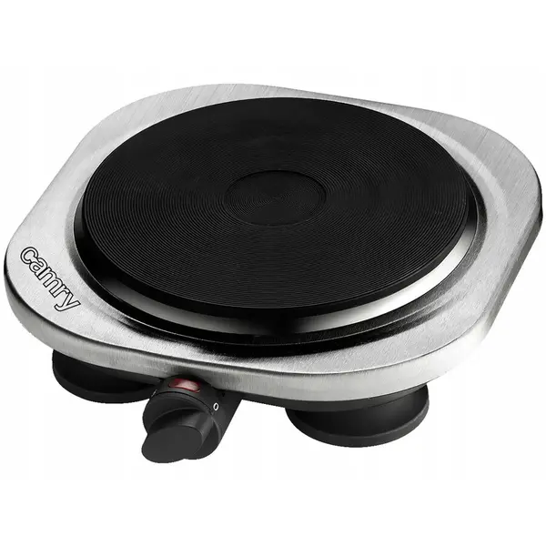 CAMRY Plita electrica Camry CR 6510, 1500W, Negru/argintiu