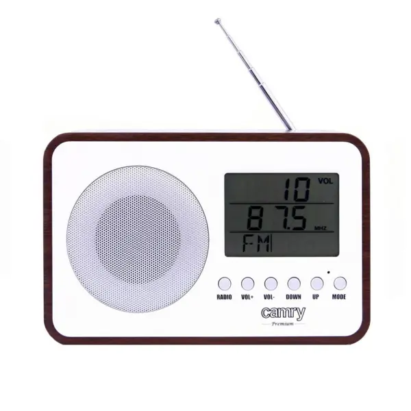CAMRY Radio digital Camry CR 1153 , ceas, termometru, alarma, lcd, calendar, alb