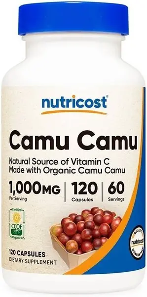 Camu Camu, 1000 mg, 120 capsule, Nutricost