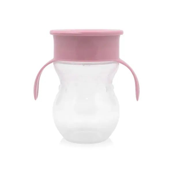 Cana antivarsare 360 cu manere Lorelli Baby Care 270 ml Roz