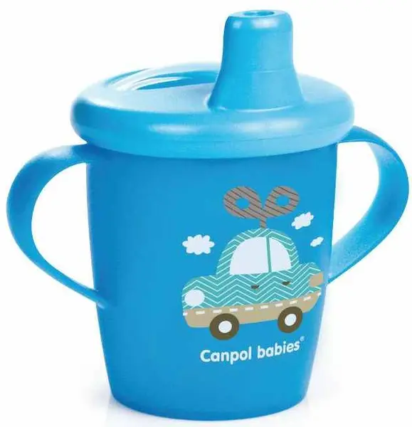 Cana antivarsare cu cioc tare Canpol - Toys, albastra