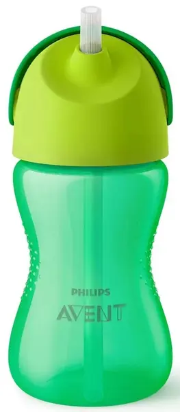 Cana antivarsare cu pai Philips Avent - 300 ml, pentru baiat