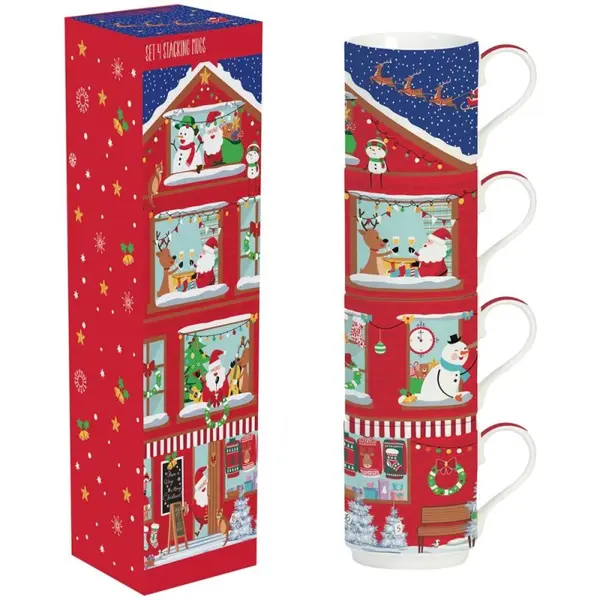 Cana Christmas Neighbours, Pronat, 4 Bucati, 0.275 l