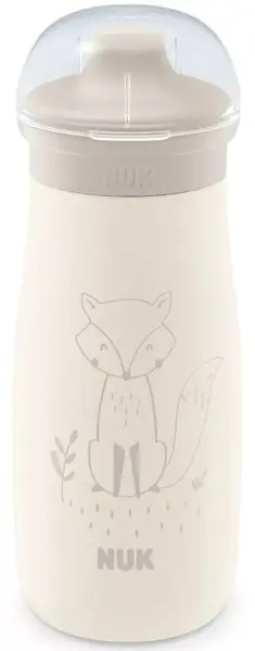 Cană cu cioc tare NUK - Mini-Mi, 300 ml, Fox