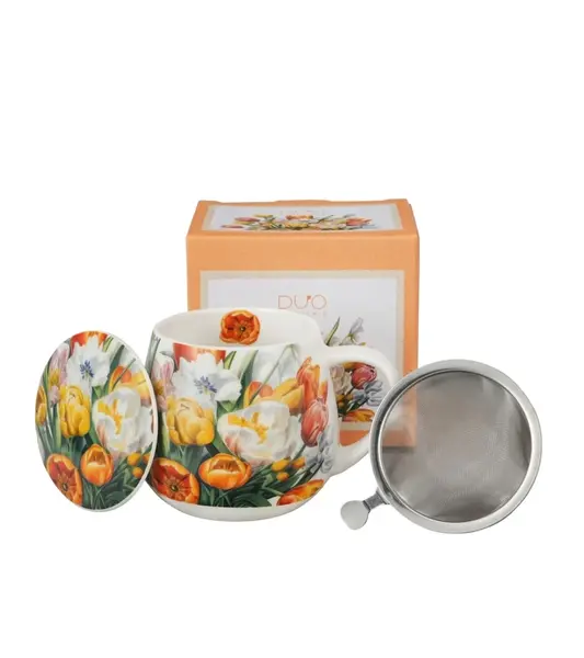 Cana cu infuzor 430ml TULIPS