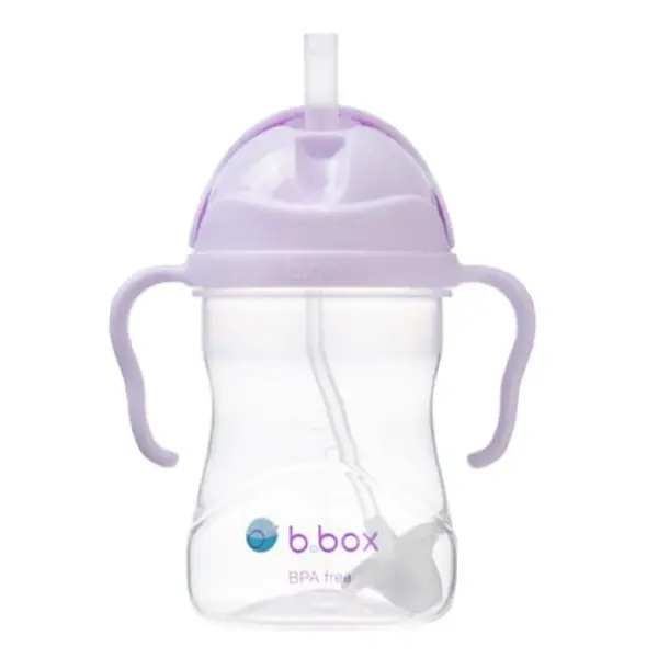 Cana cu pai, 6 luni+, Mov, 240 ml, B.Box