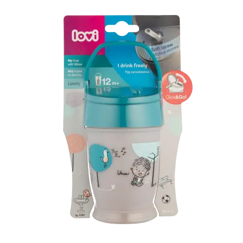 Cana cu pai Junior Lovely baieti, 250ml, Lovi