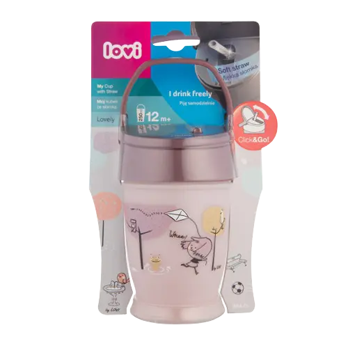 Cana cu pai Junior Lovely fete, 250ml, Lovi
