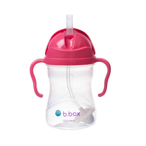 Cana cu pai pentru 6 luni+ Roz, 240ml, Bbox