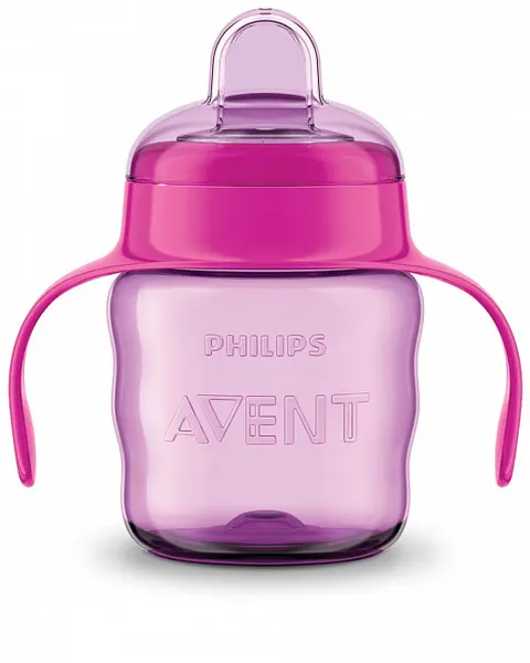 Cana cu tetina de formare pentru +6 luni SCF551/03, 200 ml, Philips Avent