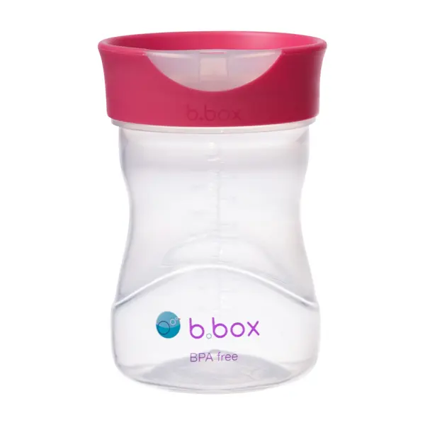 Cana de antrenament de la +12 luni Roz, 240ml, Bbox