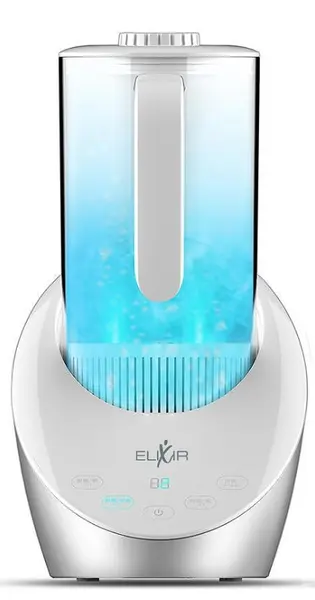 Cană de apă cu hidrogen Elixir - 15W, 1.6 l, alb