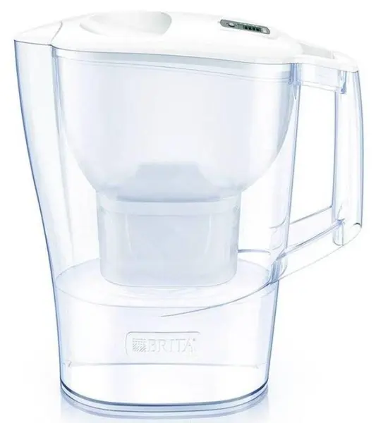 Cană de filtrare apă BRITA - Aluna Cool Memo Pro, 2.4 l, alb