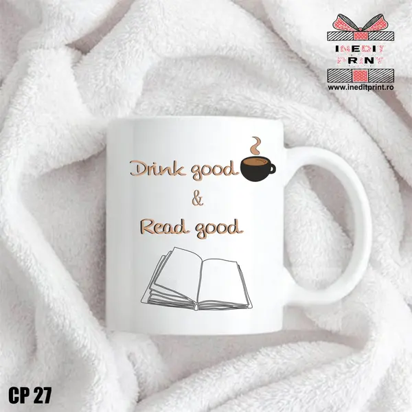 Cana Drink good coffee read good books CP27 Alb