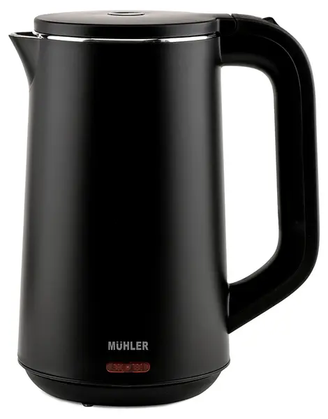 Cana electrică Muhler - WK-179D, 1800W, 1.5 l, fără fir, neagră