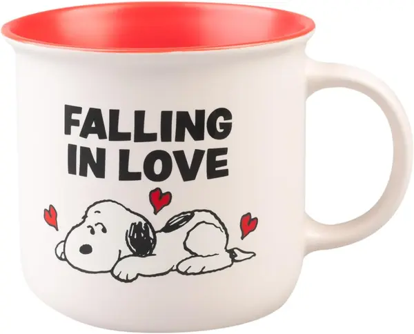 Cană Erik Animation: Peanuts - Snoopy Love Season, 350 ml