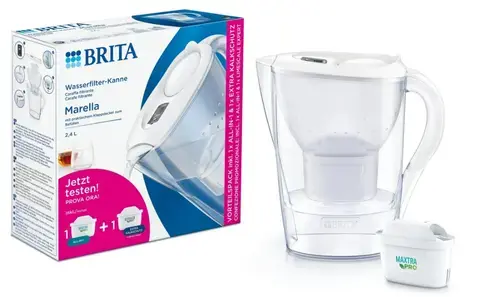 Cana filtranta BRITA Marella 140410, 2.4 L, 2 filtre