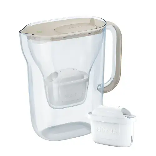 Cana filtranta BRITA Style 2,4 L Maxtra Pro Pure Performance, 1 cartus filtrant (Bej)