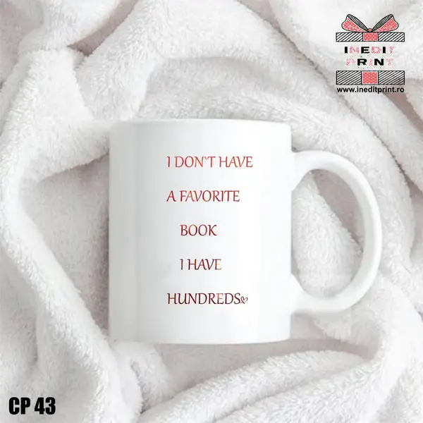 Cana I don t have a favorite book CP43
