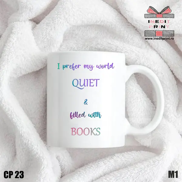 Cana I prefer my world CP23 Termosensibilă albastră