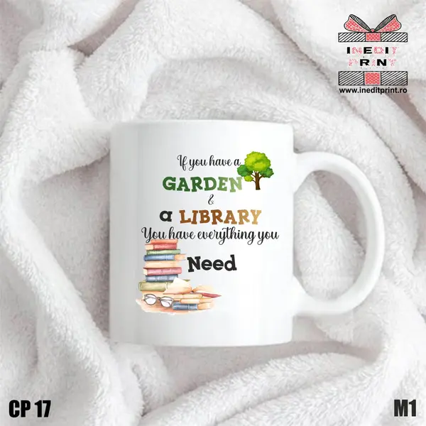 Cana If you have a garden a library CP17 Termosensibila albastra