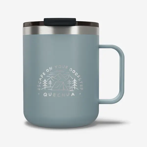 Cană izotermă 900 0,35L din inox, pentru camping, drumeții/trekking Albastru