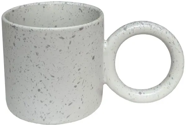 Cană Maison - Terrazzo, 270 ml, alb/gri