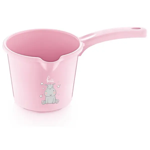 Cana pentru clatire bebelusi BabyJem roz