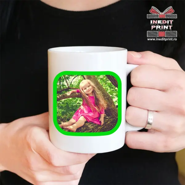 Cana personalizata 8 Martie cu o poza si mesaj CP4