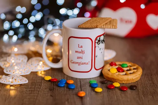 Cana personalizata cu o poza si text CP152