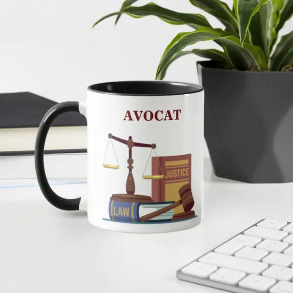 Cana personalizata cu text- Avocat