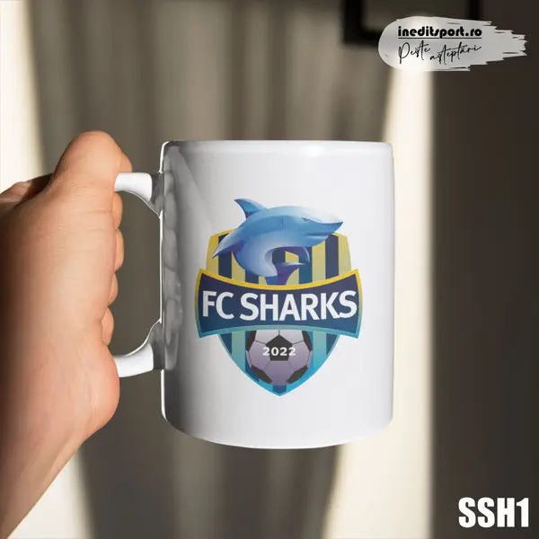 Cana personalizata F.C. Sharks SSH1