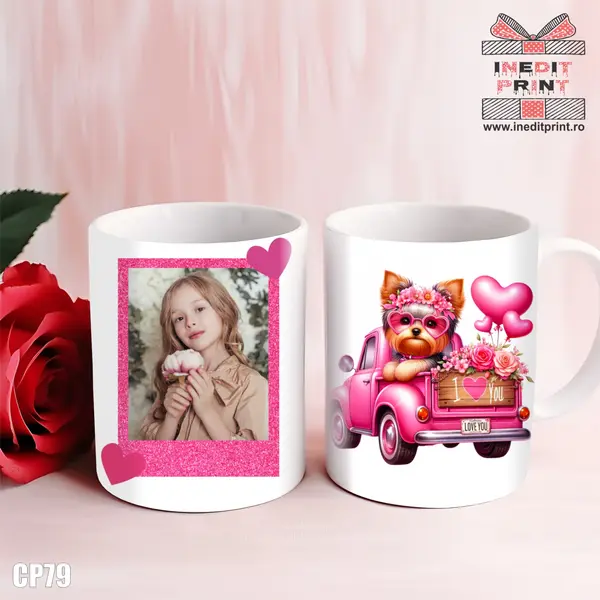 Cana personalizata Pink Love CP79