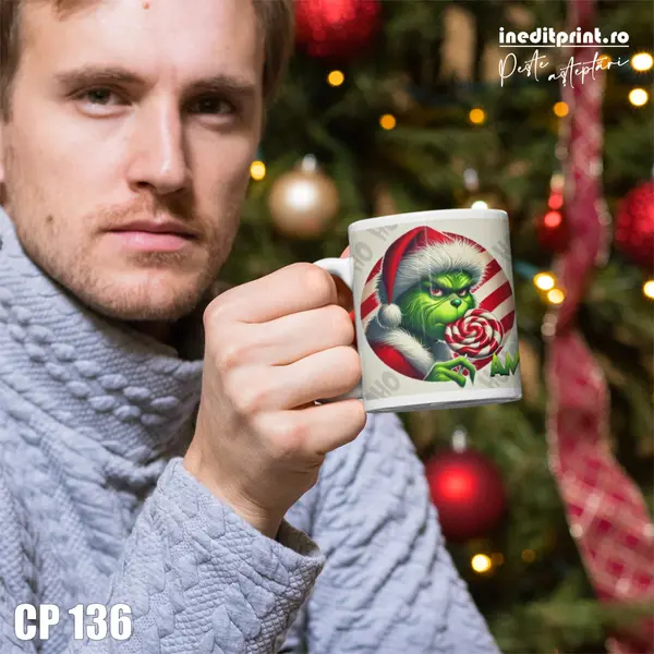 Cana personalizata - What s up Grinches CP136