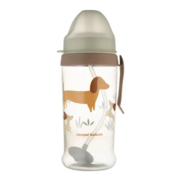 Cana Sport Anti-Vărsare Canpol Babies, 350 ml – model Câine