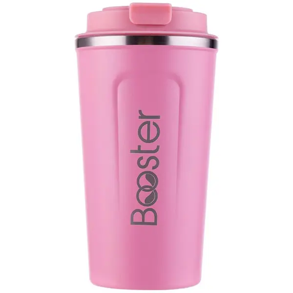 Cana termica Booster, 510 ml, Roz
