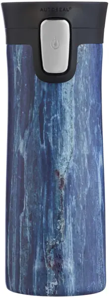 Cană termică Contigo Pinnacle Couture - Blue slate, 420 ml