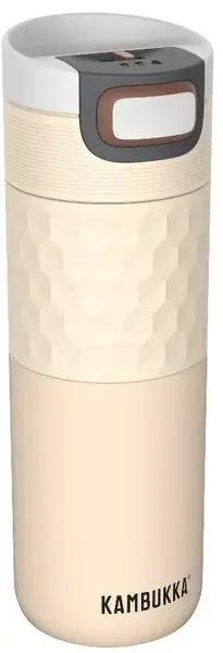 Cană termică Kambukka Etna Grip - Barely Beige, 500 ml