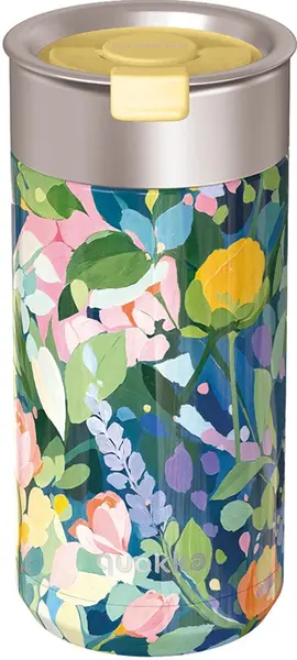 Cană termică Quokka Boost - Floral Party, 400 ml