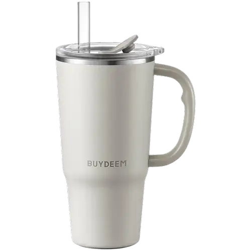Cana termos cu pai BUYDEEM DS57-OW, 700 ml (Alb)