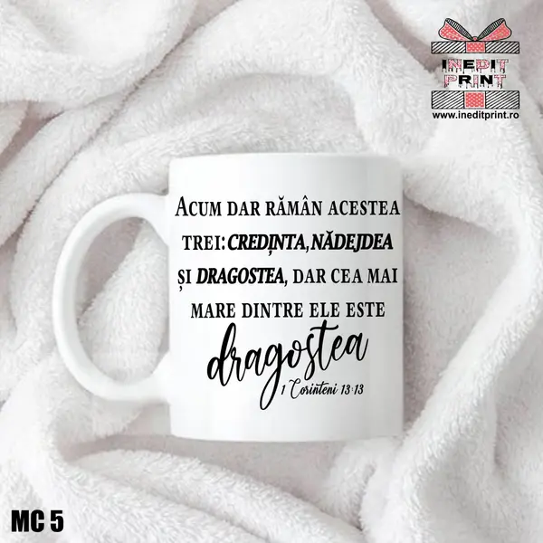 Cana verset 1 Corinteni 13:13 MC5
