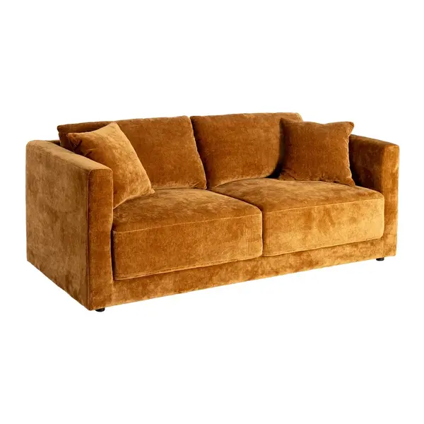 Canapea 3 locuri CORIA 210 CM - Mustard