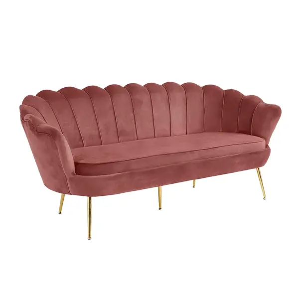 Canapea 3 locuri INSIGNIA 178 CM - Roz