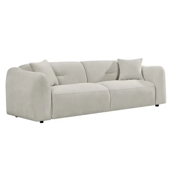 Canapea 3 locuri LISTOPAD 228CM - Cream