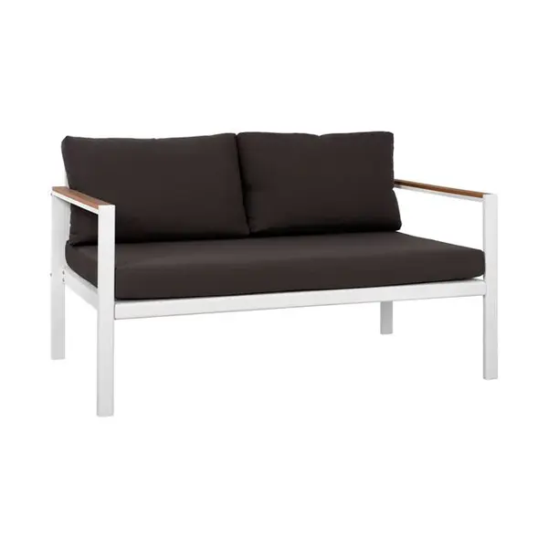 Canapea BIELLA 144x70x85 cm - Alb